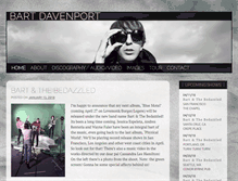 Tablet Screenshot of bartdavenport.com